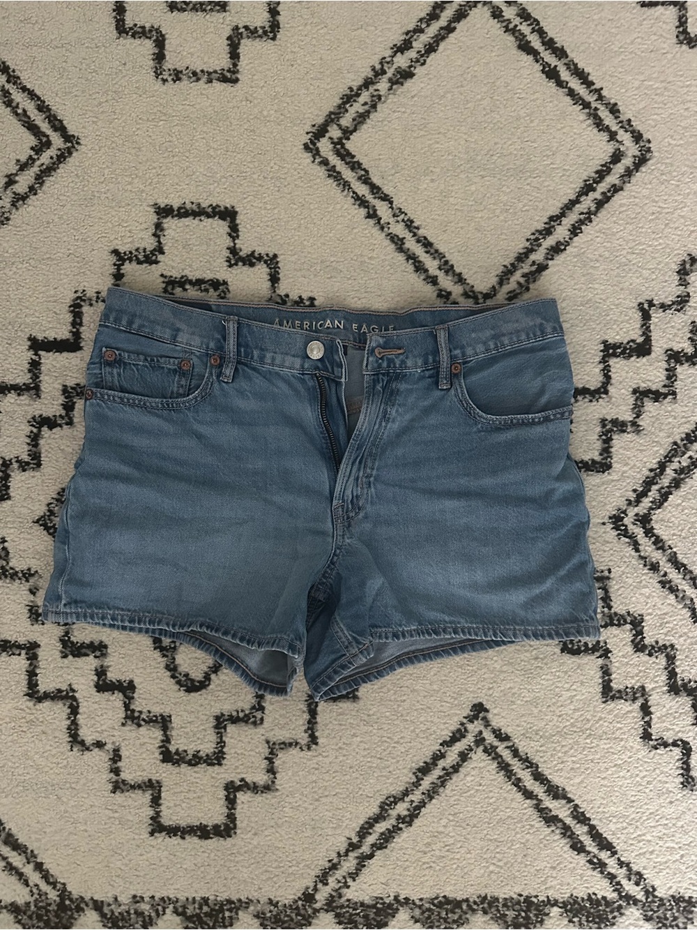 American Eagle Outfitters Light Blue Denim Jean Shorts
